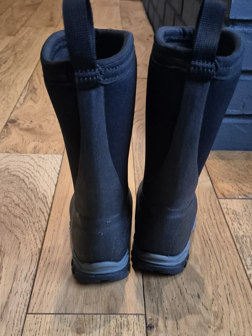 Muck Boot Company Kids' Rugged II Black Neoprene Waterproof Insulated Boots